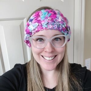 Hand Knit Women's Ear Warmer Headband Merino Wool